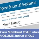 Cara membuat Issue jurnal OJS